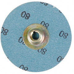 Quick-Change Disc: Type S, 3/4" Dia, 36 Grit, Aluminum Oxide, Coated