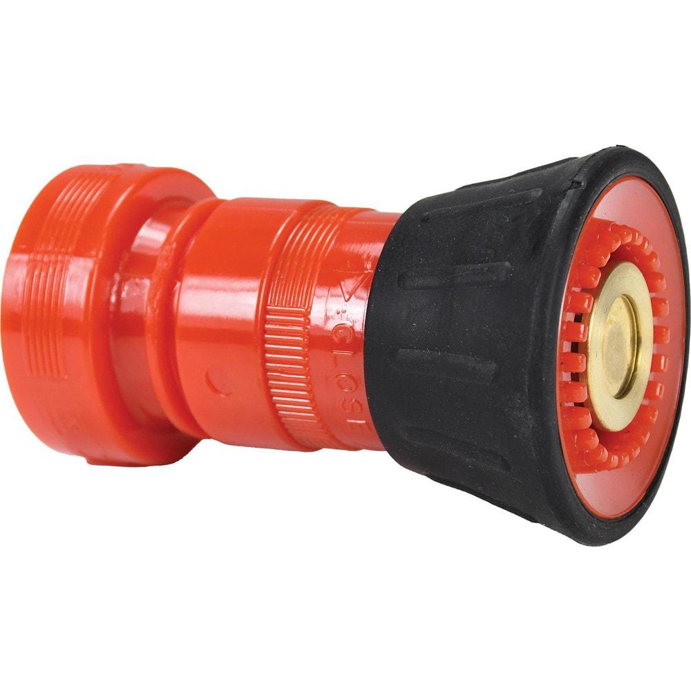 Hose Nozzles; Nozzle Type: Industrial Fog, Washdown; Material: Polycarbonate; Hose Diameter: 1.5; Maximum Pressure: 100; Thread Standard: NST; Thread Size: 1-1/2; Color: Red