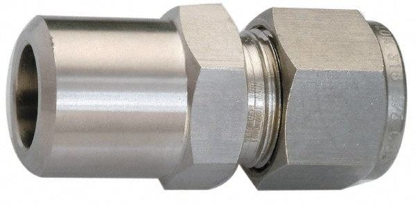 Compression Tube Male Pipe Weld Connector: 9/16-20, 3/8" Tube OD, Compression x Male Pipe Weld