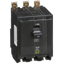 Circuit Breakers; Circuit Breaker Type: Miniature Circuit Breaker; Amperage: 40; Voltage: 120/240V; Wire Size (AWG): 8-2; Number Of Poles: 3; Tripping Mechanism: Thermal-Magnetic; Terminal Connection Type: Box Lugs; Phase: Single