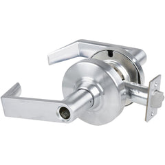 Lever Locksets; Lockset Type: Entrance; Key Type: Keyed Different; Back Set: 2-3/4; Cylinder Type: Less Core; Material: Metal; Door Thickness: 1-5/8 - 2-1/8; Finish: Satin Chrome