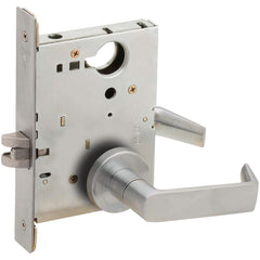 Lever Locksets; Lockset Type: Passage; Key Type: Keyed Different; Back Set: 2-3/4; Cylinder Type: None; Material: Metal; Door Thickness: 1-3/4; Finish: Satin Stainless Steel