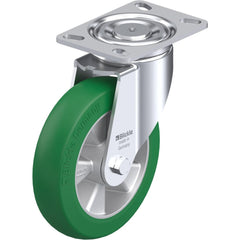 Top Plate Casters; Mount Type: Plate; Number of Wheels: 1.000; Wheel Diameter (Inch): 4; Wheel Material: Polyurethane; Wheel Width (Inch): 1-9/16; Wheel Color: Light Brown