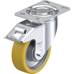 Top Plate Casters; Mount Type: Plate; Number of Wheels: 1.000; Wheel Diameter (Inch): 4; Wheel Material: Synthetic; Wheel Width (Inch): 1-7/16; Wheel Color: Gray