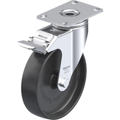 Top Plate Casters; Mount Type: Plate; Number of Wheels: 1.000; Wheel Diameter (Inch): 5; Wheel Material: Synthetic; Wheel Width (Inch): 1-1/4; Wheel Color: Natural White