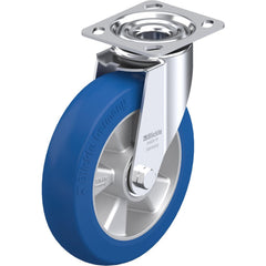 Top Plate Casters; Mount Type: Plate; Number of Wheels: 1.000; Wheel Diameter (Inch): 8; Wheel Material: Polyurethane; Wheel Width (Inch): 2; Wheel Color: Light Brown