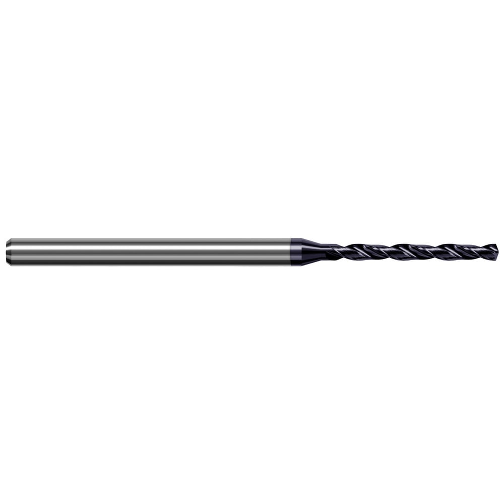 Micro Drill Bit: 0.2500" Dia, 140 deg, Solid Carbide