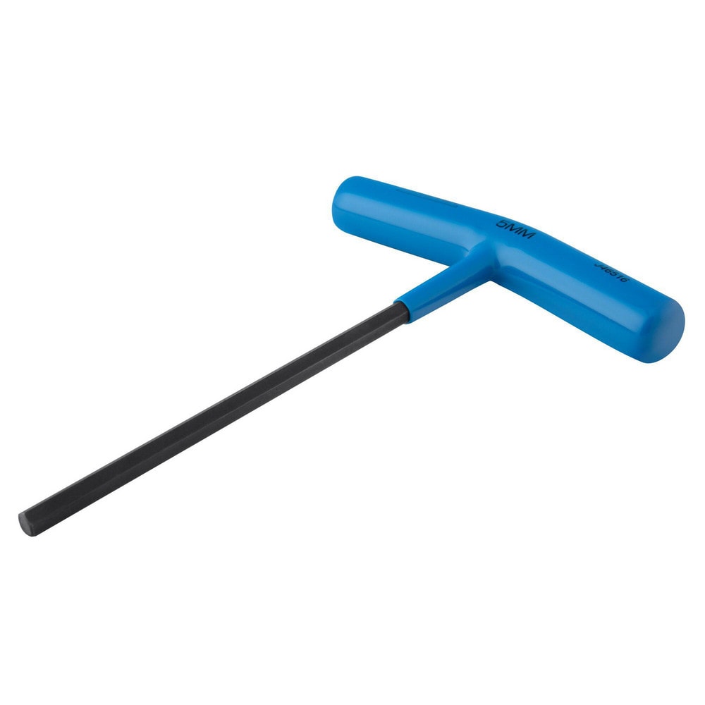 Hex Key: 6.00 mm Hex, Hex End, T-Handle Cushion Grip