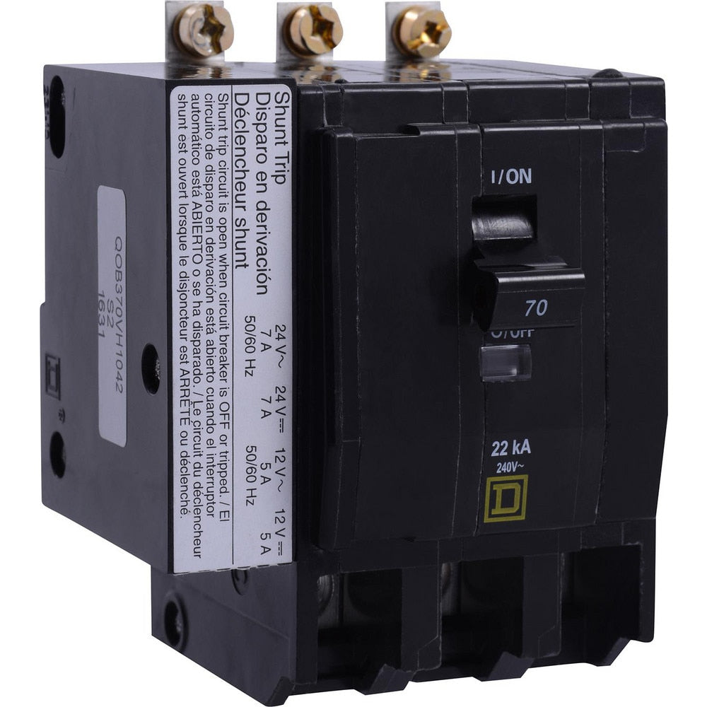 Circuit Breakers; Circuit Breaker Type: Miniature Circuit Breaker; Amperage: 40; Voltage: 120/240V; Wire Size (AWG): 8-2; Number Of Poles: 3; Tripping Mechanism: Thermal-Magnetic; Terminal Connection Type: Box Lugs; Phase: Single