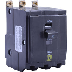 Circuit Breakers; Circuit Breaker Type: Miniature Circuit Breaker; Amperage: 30; Voltage: 120/240V; Wire Size (AWG): 14-8; Number Of Poles: 3; Tripping Mechanism: Thermal-Magnetic; Terminal Connection Type: Pressure Plate; Phase: Single