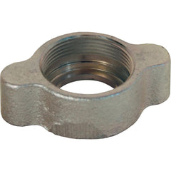 Ground Joint Hose Couplings; Thread Type: NPSM; Thread Size: 1-11-1/2; Type: Wing nut; Material: Plated Iron; Size: 1/2 in; Style: Wing Nut