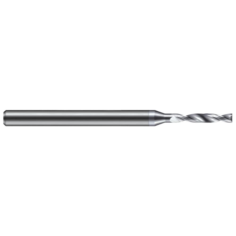 Micro Drill Bit: 0.0312" Dia, 180 deg, Solid Carbide