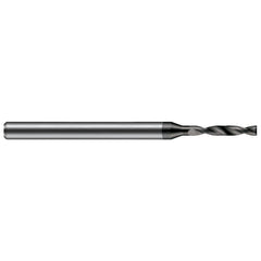 Micro Drill Bit: 0.0500" Dia, 180 deg, Solid Carbide