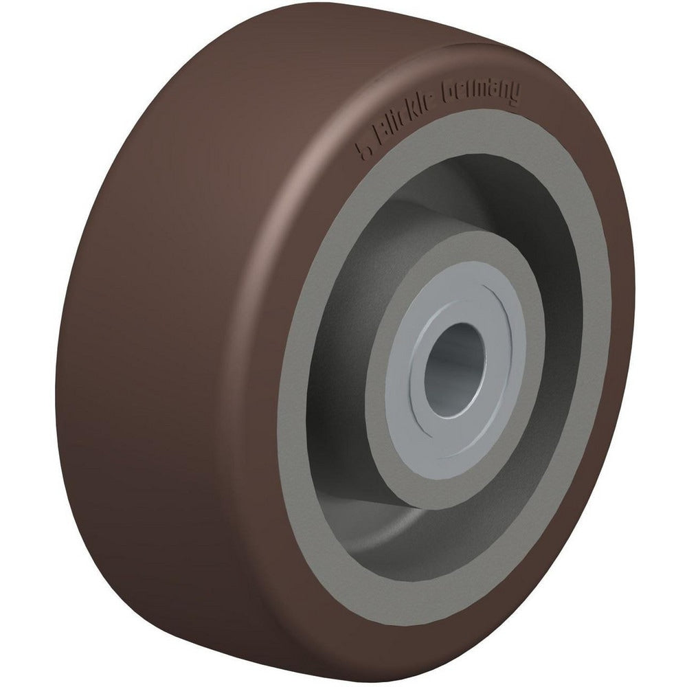 Rigid & Swivel Caster Wheel: Polyurethane, 5-1/2" Dia, 2-1/8" Wide