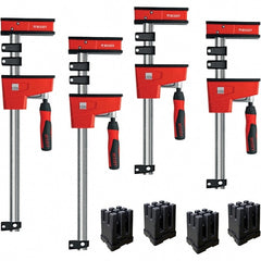 Steel Bar Clamp: 40" Capacity, 3-3/4" Throat Depth, 1,700 lb Clamp Pressure