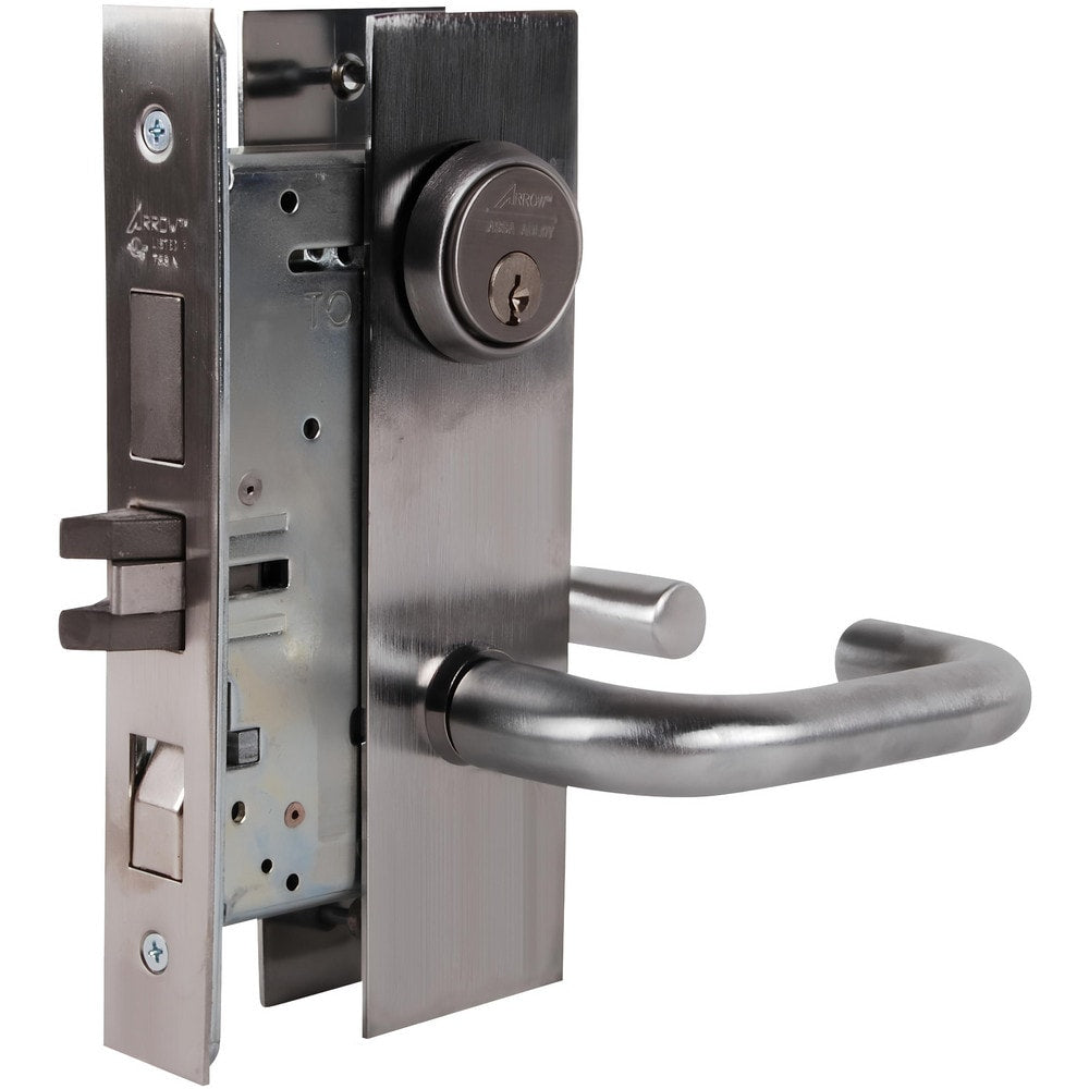 Lever Locksets; Lockset Type: Entrance; Key Type: Keyed Different; Back Set: 2-3/4; Cylinder Type: Conventional; Material: Metal; Door Thickness: 1-3/4; Finish: Satin Chrome