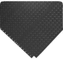 Anti-Fatigue Modular Anti-Fatigue Mat: Dry Environment, 36" Long, 36" Wide, 5/8" Thick, Black