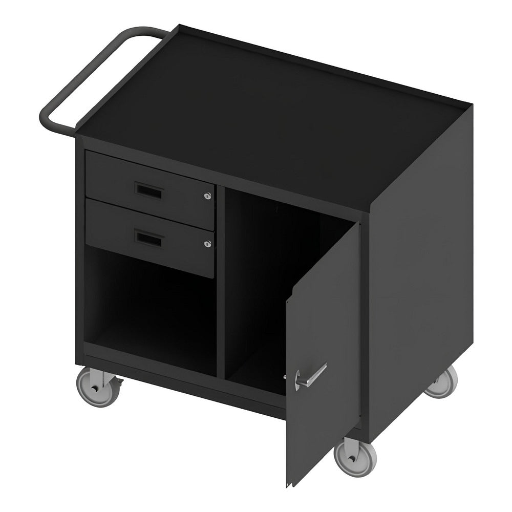 Mobile Work Centers; Center Type: Mobile Bench Cabinet; Load Capacity: 1200; Depth (Inch): 42-1/8; Height (Inch): 36-3/8; Number Of Bins: 0; Color: Gray; Overall Depth: 42.125 in; Overall Height: 36.375 in