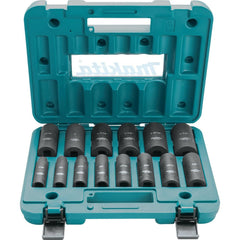 Deep Impact Socket Set: 14 Pc, 7/16 to 1-1/4" Socket