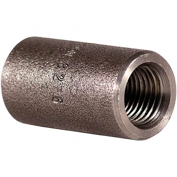 Black Coupling: 2", Threaded