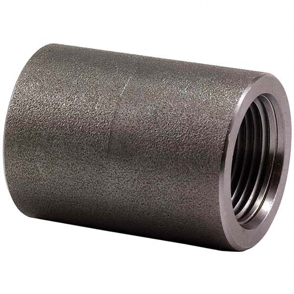 Black Reducing Coupling: 1/2 x 3/8"