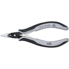 Long Nose Pliers; Pliers Type: Electrician's Pliers; Jaw Texture: Crosshatch; Jaw Length (Inch): 55/64; Jaw Width (Inch): 55/64