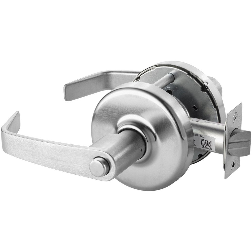 Lever Locksets; Lockset Type: Time Out; Key Type: Keyed Different; Back Set: 2-3/4; Cylinder Type: Non-Keyed; Material: Metal; Door Thickness: 1-3/4 to 2; Finish: Satin Chrome