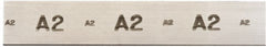 A2 Air-Hardening Flat Stock: 1/2" Thick, 12" Wide, 18" Long, + 0.010