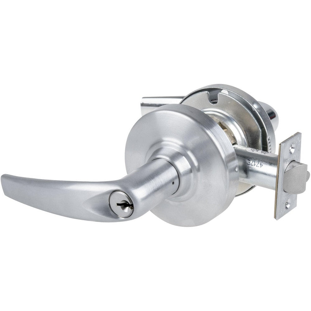 Lever Locksets; Lockset Type: Storeroom; Key Type: Keyed Different; Back Set: 2-3/4; Cylinder Type: Conventional; Material: Metal; Door Thickness: 1-5/8 - 2-1/8; Finish: Satin Chrome