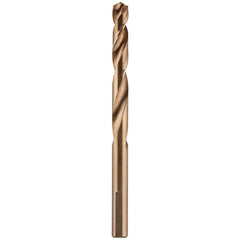 Mechanics Drill Bit:  0.2960" Dia,  135&deg,  Cobalt,  Hex Shank,  Split Point