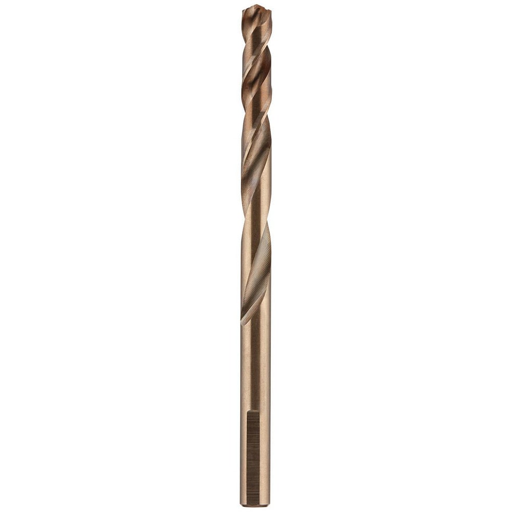 Mechanics Drill Bit:  0.2760" Dia,  135&deg,  Cobalt,  Hex Shank,  Split Point