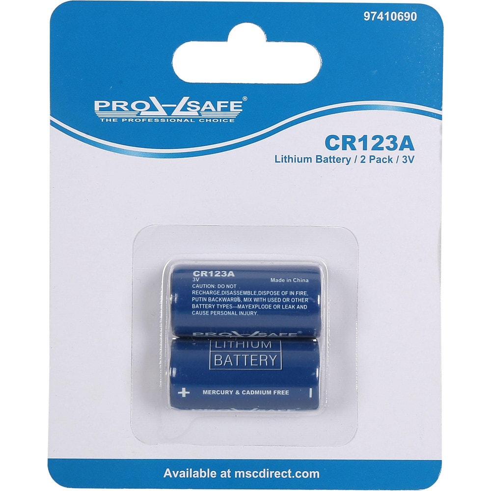 Lithium Coin Cell Battery: 2 Batteries, CR123A