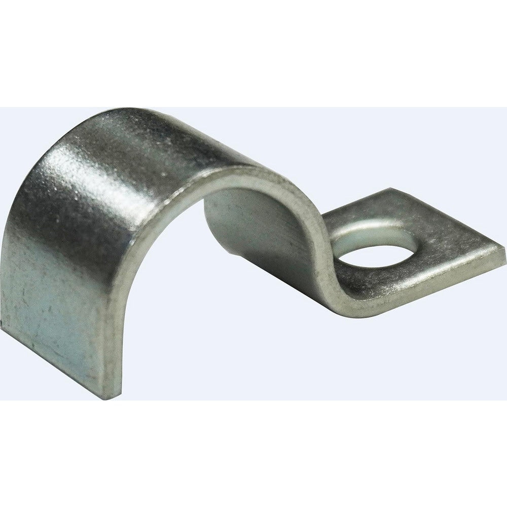 Pipe, Tube & Conduit Hold-Down Straps; Type: Pipe or Conduit Strap; Material: Carbon Steel; Conduit Type: All; Finish: Electrogalvanized; Pipe Size: 1/4