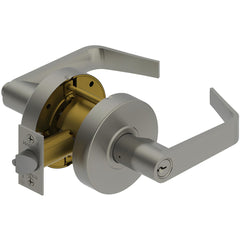 Lever Locksets; Lockset Type: Storeroom; Key Type: Keyed Different; Back Set: 2-3/4; Cylinder Type: Conventional; Material: Metal; Door Thickness: 1-3/8 to 2; Finish: Satin Chrome