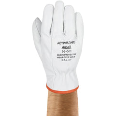 Leather Protectors: Activarmr 96-002, Goatskin Leather, Natural, Size X-Large