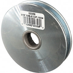 Blocks & Pulleys; Rope Type: Wire; Finish: Zinc