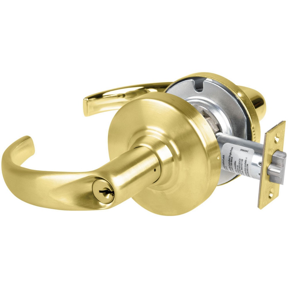 Lever Locksets; Lockset Type: Storeroom; Key Type: Keyed Different; Back Set: 2-3/4; Cylinder Type: Less Core; Material: Metal; Door Thickness: 1-5/8 - 2-1/8; Finish: Satin Chrome