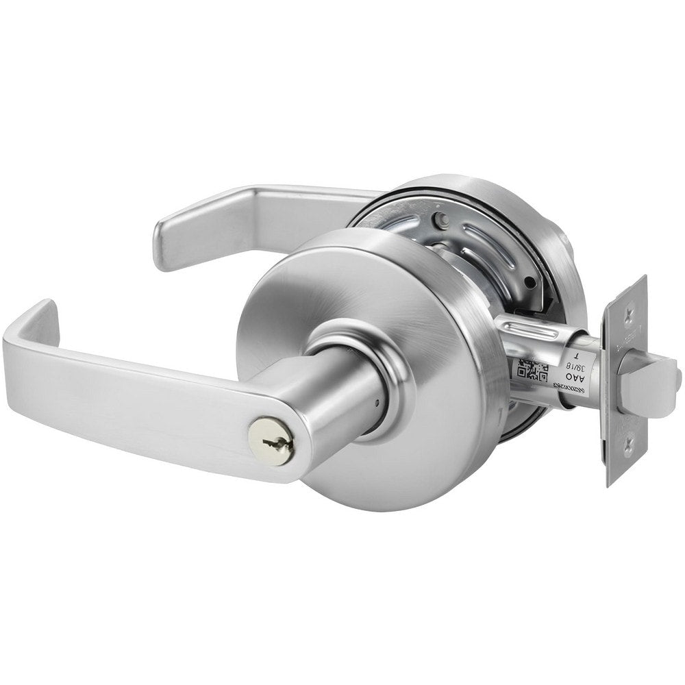 Lever Locksets; Lockset Type: Storeroom; Key Type: Keyed Different; Back Set: 2-3/4; Cylinder Type: Conventional; Material: Metal; Door Thickness: 1-3/4; Finish: Satin Chrome