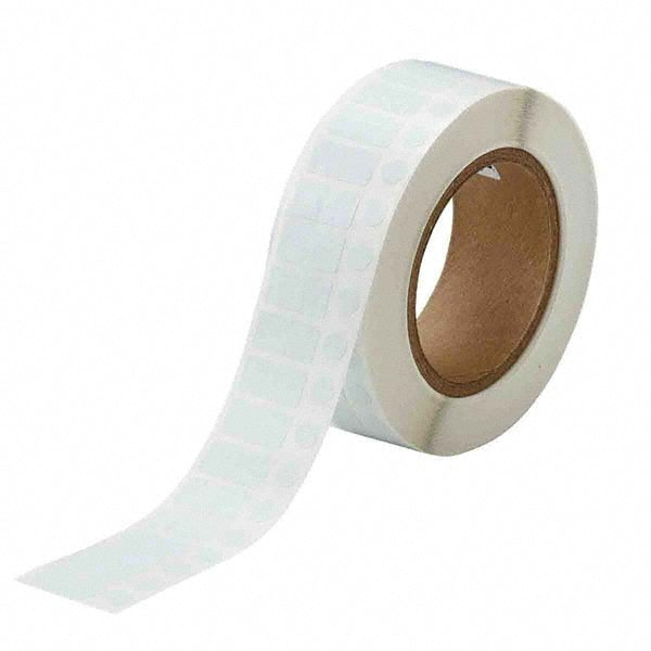 Label Maker Label: White, Polyester, 3,000 per Roll