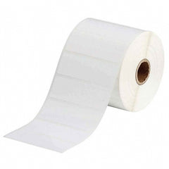 Label Maker Label: White, Polyester, 1,500 per Roll