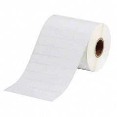 Label Maker Label: White, Polyester, 5,000 per Roll