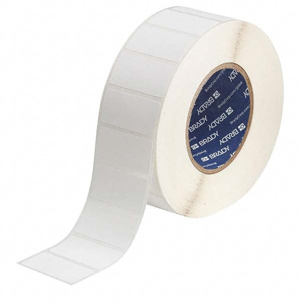 Label Maker Label: White, Polypropylene, 2,000 per Roll