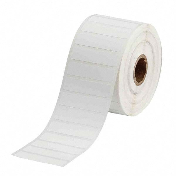 Label Maker Label: White, Polypropylene, 2,000 per Roll