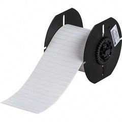 Label Maker Label: White, Polyimide, 1/4" OAW, 5,000 per Roll