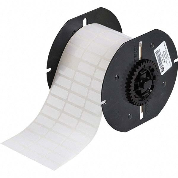 Label Maker Label: White, Polyester, 5,000 per Roll