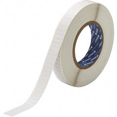 Label Maker Label: White, Polyimide, 10,000 per Roll