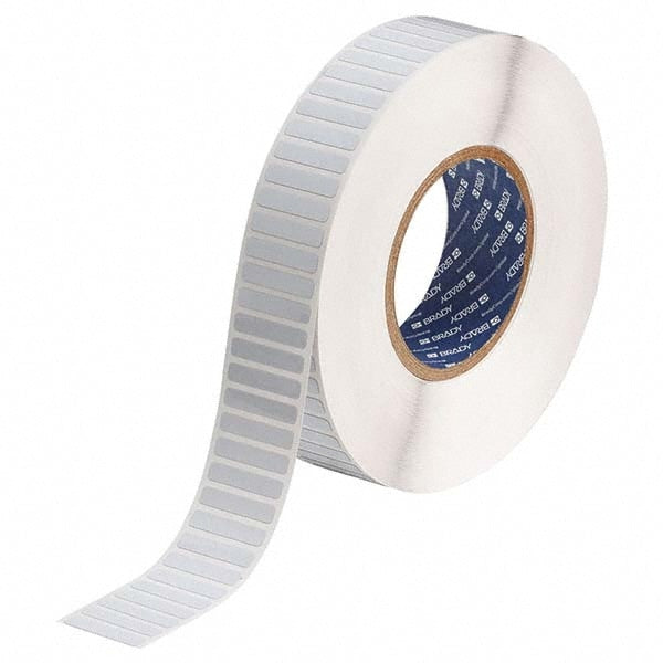 Label Maker Label: White, Polyimide, 1-1/4" OAW, 10,000 per Roll