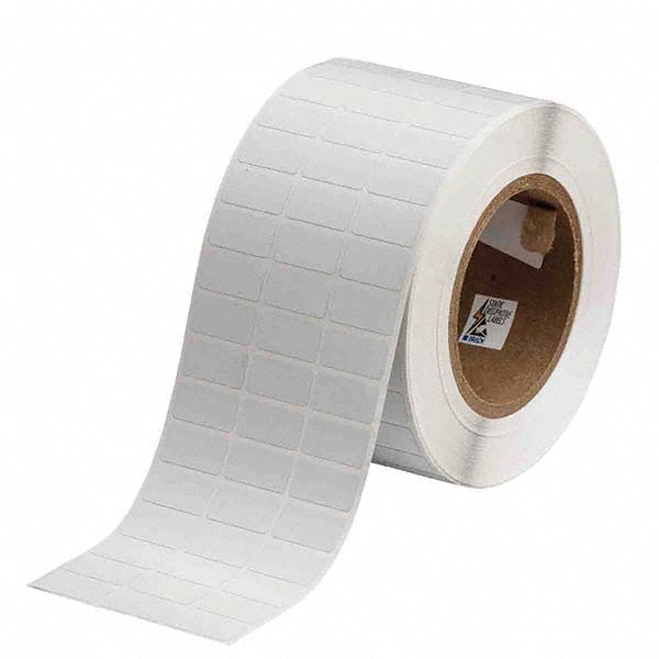 Label Maker Label: White, Polyimide, 10,000 per Roll