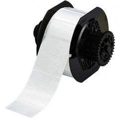 Label Maker Label: Silver, Metallized Polyester, 1,500 per Roll