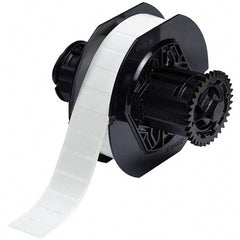 Label Maker Label: White, Polypropylene, 2,000 per Roll